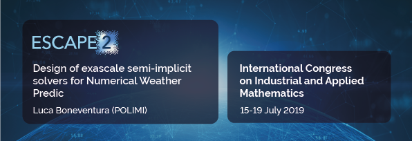 Design of exascale semi-implicit solvers for Numerical Weather Predict -  ICIAM2019